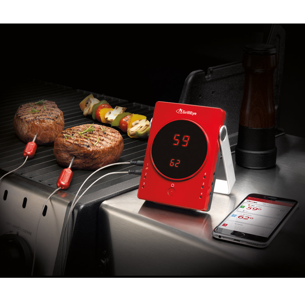 GrillEye Smart Bluetooth Grilling Smoking Thermometer