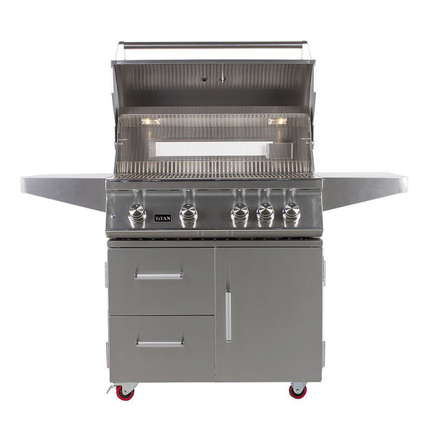 TITAN 4 Stainless Steel Gas Grill